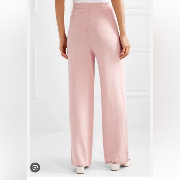 Mansur Gavriel | Alpaca Silk Knitted Pant - Rosa - Picture 2 of 10
